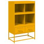 Highboard DE5155 Gelb - Metall - 39 x 112 x 69 cm