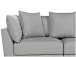 3-Sitzer Sofa SIGTUNA Schwarz - Grau - Hellgrau