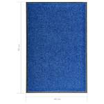 Fußmatte Waschbar 3003421-3 Blau - 60 x 90 cm