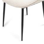 Chaise Mr. Beekman Dining Chair Bouclé Blanc - Textile - 50 x 91 x 64 cm