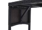 Poly-Rattan Sitzbank G16 Schwarz