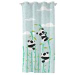 Panda garden blue Vorhang