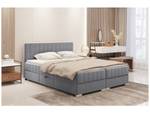 Boxspringbett Piaf Grau - Breite: 146 cm - H3