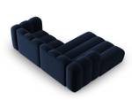 modulares Ecksofa LUPINE 3 Sitzplätze Hochglanz Nachtblau