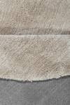 Hochflorteppich relaxx Beige - Sandbraun - 120 x 120 cm - Durchmesser: 120 cm