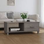 Couchtisch D754 Grau - Massivholz - 55 x 35 x 100 cm