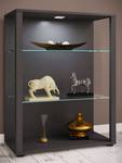 Bois Verre Stand Vitrine Glasol L Anthracite