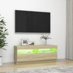 TV-Schrank mit LED-Leuchten D627 Eiche Sonoma Dekor