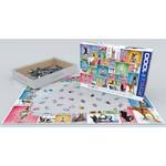 Dogs Puzzle Teile Yoga 1000