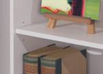 2-stöckiges Bücherregal aus weißem Weiß - Holzwerkstoff - 30 x 75 x 60 cm