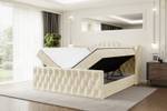 Boxspringbett VILA-Z Ecru - Breite: 140 cm - H3