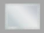 Badezimmerspiegel NEXON Silber - Glas - 80 x 60 x 4 cm