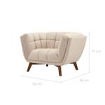 Fauteuil Mona Beige