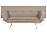 3-Sitzer Sofa BRISTOL Braun - Silber