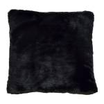 Coussin 40x40cm Noir - Textile - 40 x 10 x 40 cm