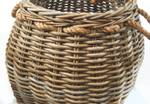 Aufbewahrungskorb KUBUGRAYGRIP Grau - Rattan - 45 x 40 x 45 cm