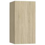 TV-Schrank 4er Set D466 Braun - Holzwerkstoff - 30 x 30 x 80 cm