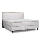 Boxspringbett BLISSFUL Hellgrau - Breite: 200 cm