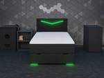 mit LED-Beleuchtung Dacota Gaming-Bett