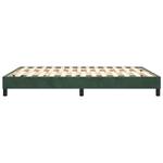 Cadre de lit 3016030-4 Vert foncé - 203 x 25 cm