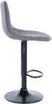 Tabouret de bar Lex Lot de 2 Gris