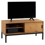 Meuble TV SELMA Marron - Bois massif - Bois/Imitation - 98 x 47 x 47 cm