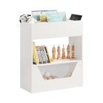 Étagère enfant KMB51-W Blanc - Bois manufacturé - 66 x 80 x 32 cm