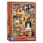 Puzzle Vintage Poster 1000 Teile Papier - 26 x 6 x 36 cm