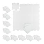 96 x Bodenschutzmatte weiß 30x30cm Weiß - Kunststoff - 30 x 1 x 30 cm