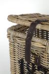 Aufbewahrungskorb GREYRATSTORE Grau - Rattan - 27 x 40 x 40 cm