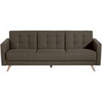 Julian Sofa 3-Sitzer mit Bettfunktion Melonengelb