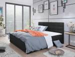 Boxspringbett Fado I Schwarz - Breite: 145 cm