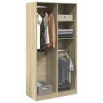 Kleiderschrank 298537-4 Eiche Sonoma Dekor - Breite: 100 cm