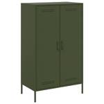 Highboard DE7316 Grün - Metall - 39 x 113 x 68 cm