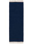 Tapis de laine Liv Bleu foncé - 70 x 200 cm