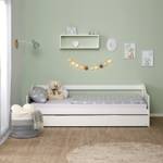 Kinderbett mit 2 Liegeflächen 1420 Weiß - Massivholz - Holzart/Dekor - 206 x 66 x 98 cm