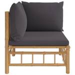 Garten Ecksofa 3028342-1 Dunkelgrau