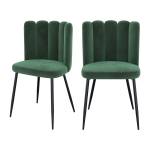 Chaise Rosy (Lot de 2) Vert