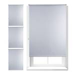 Lot de 4 stores blancs 110x160 cm 110 x 160 cm