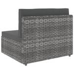 Gartensofa Grau - Metall - Textil - 66 x 52 x 59 cm