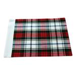 Tischset 2er-Set kariert Rot - Textil - 30 x 1 x 45 cm