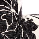 Chaise Littau jacquard lot de 6 Noir - Blanc - Textile - 43 x 90 x 56 cm