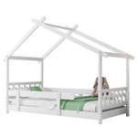 Hausbett HomeyWoody Ⅰ Weiß - Massivholz - Holzart/Dekor - 97 x 160 x 207 cm