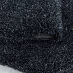 Tapis shaggy UNI B 140x200 noir Noir - 140 x 200 cm