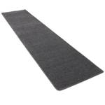 Hochflor Velours Läufer Teppich Luna Grau - 100 x 300 cm