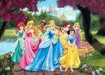 affiche Princesses Fibres naturelles - Textile - 160 x 110 x 110 cm