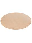 Trend Velours Teppich Joy Rund Beige - 133 x 133 cm