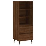 Highboard DE7918 Eiche Schwarzbraun Dekor