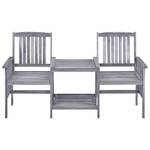 Gartenstuhl mit Tisch (3er Set) 311884 Braun - Massivholz - Holzart/Dekor - 61 x 92 x 159 cm