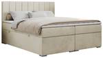 Boxspringbett ALLY Breite: 160 cm - H3 - Textil